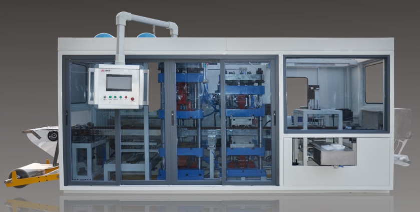 Plastic Packaging Takeaway Food Container Thermoforming Machine